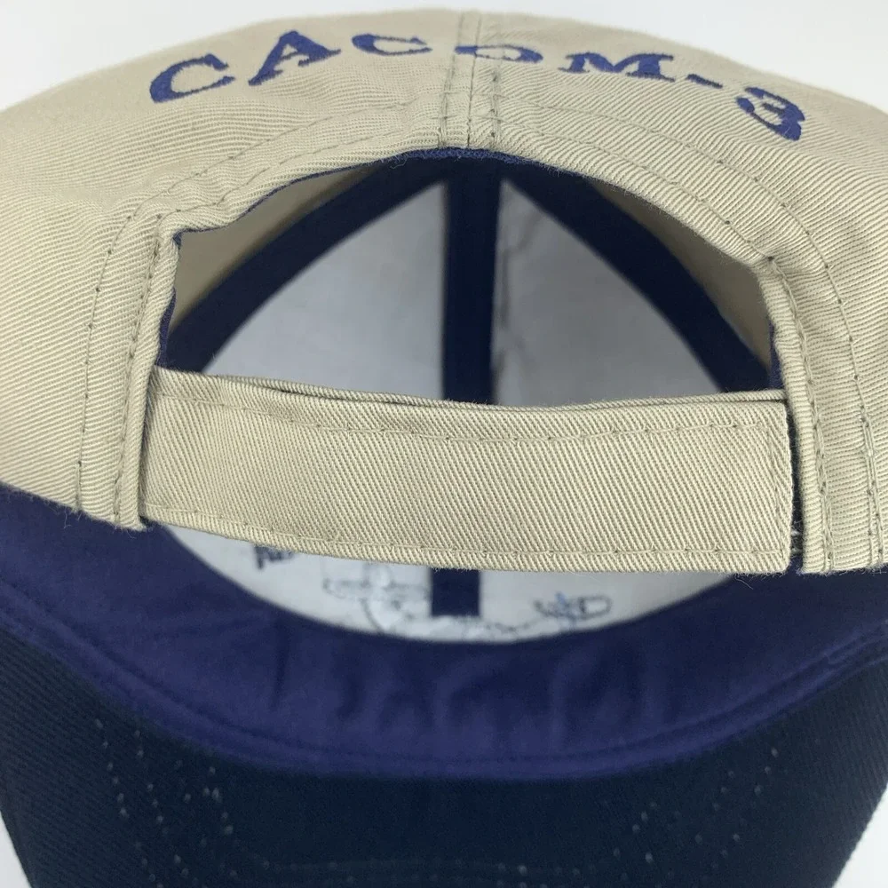 Fuerza Aerea Colombiana Hat CACOM-3 Air Force Blue Beige Adjustable Baseball Cap
